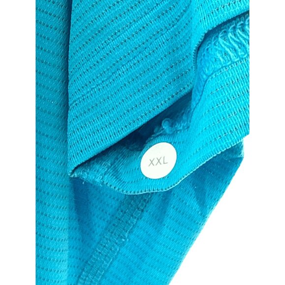 Lululemon Mens Blue & Gray Short Sleeve Athletic Shirt Size XXL - Picture 4 of 7